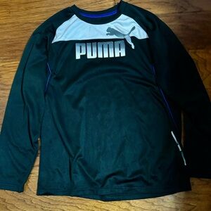 Boy’s PUMA Black Long Sleeve Shirt